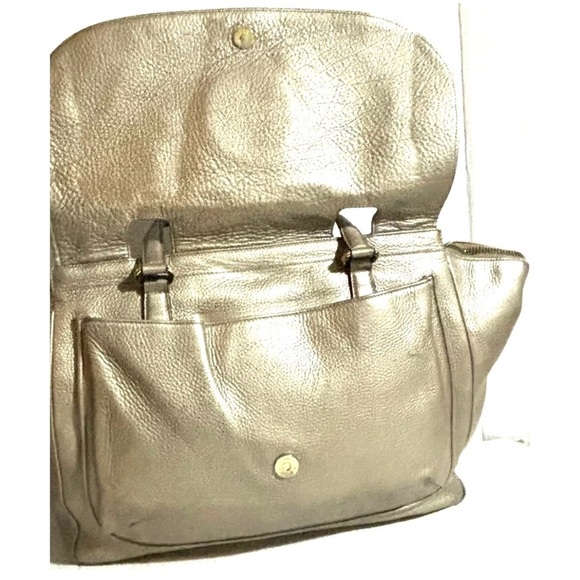 Gucci tan / Gold Leather Women's tote Bag - Picture 6 of 11